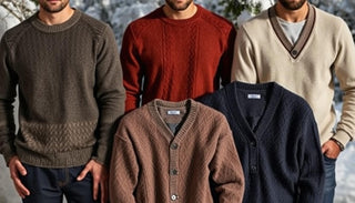 Stay Warm with a Premium Mens Merino Wool Sweater - Urban Londonn Ltd