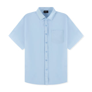 Mens Linen Shirt In Sky Blue