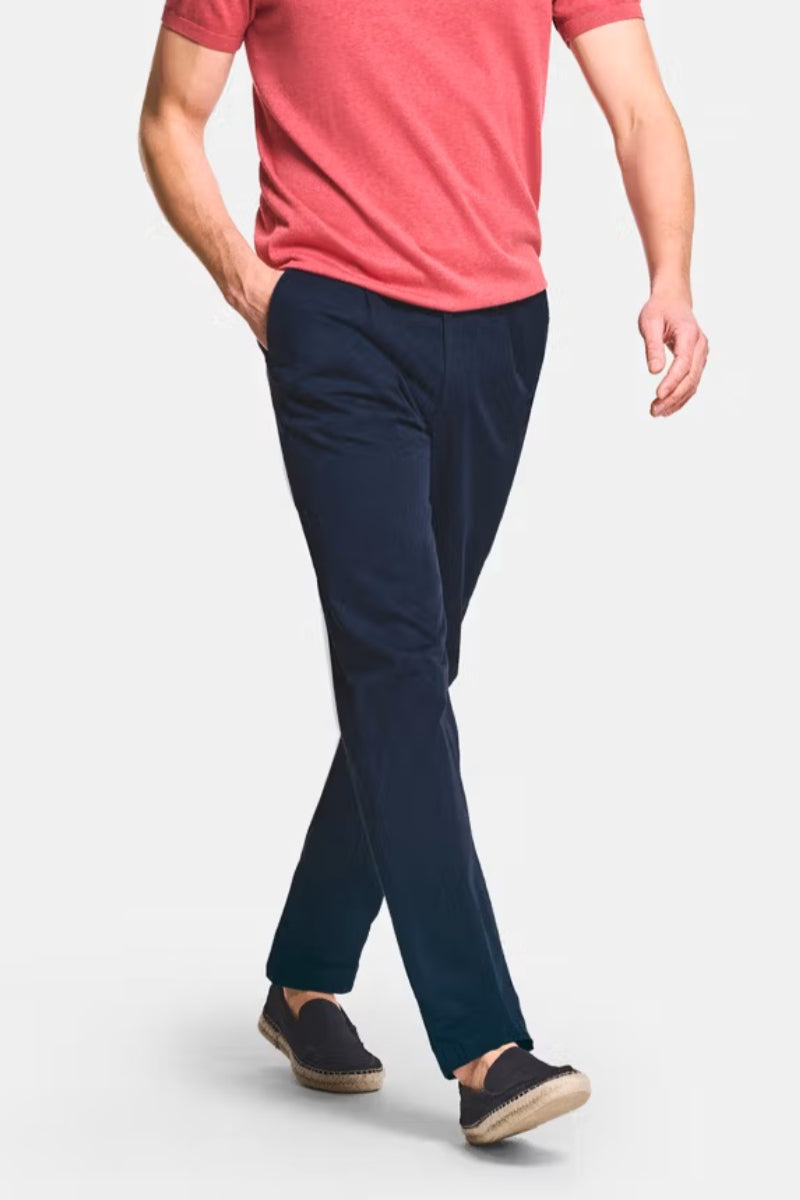 Klassische Premium-Chinos für Herren in Marineblau